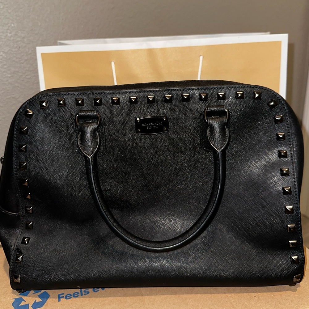 Authentic MK Black Gunmetal Purse